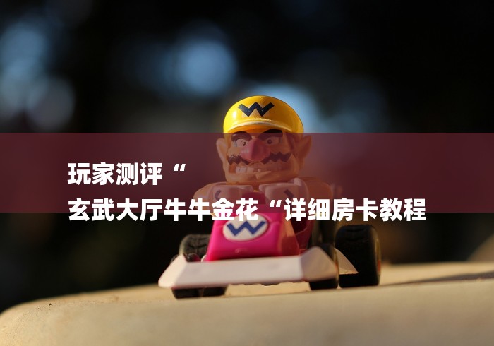 玩家测评“
玄武大厅牛牛金花“详细房卡教程