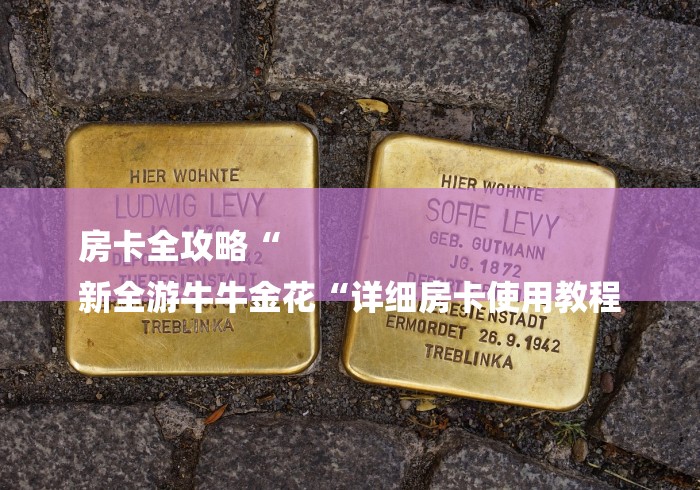 房卡全攻略“
新全游牛牛金花“详细房卡使用教程