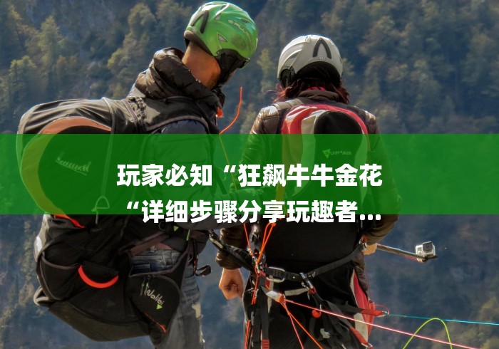 玩家必知“狂飙牛牛金花
“详细步骤分享玩趣者...