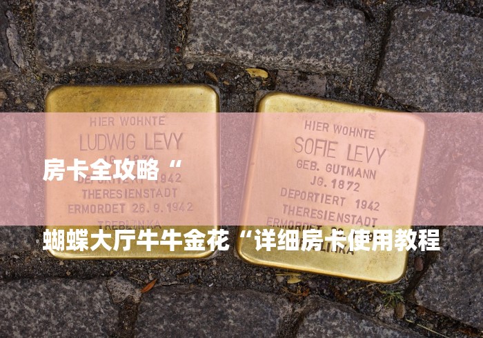 房卡全攻略“

蝴蝶大厅牛牛金花“详细房卡使用教程