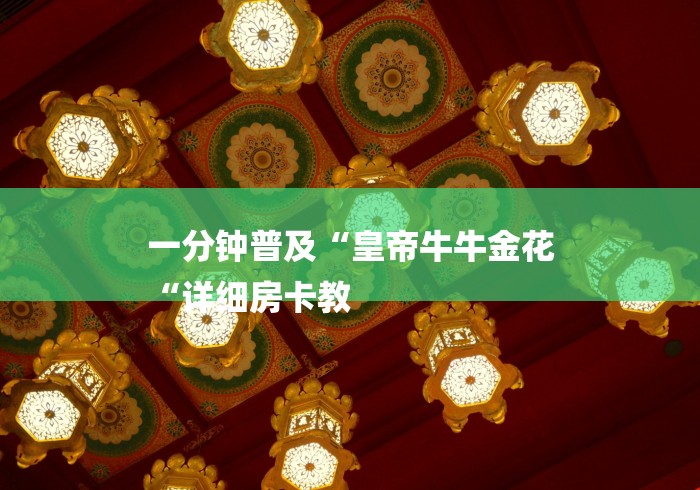 一分钟普及“皇帝牛牛金花
“详细房卡教 一分钟普及“皇帝牛牛金花
“详细房卡教