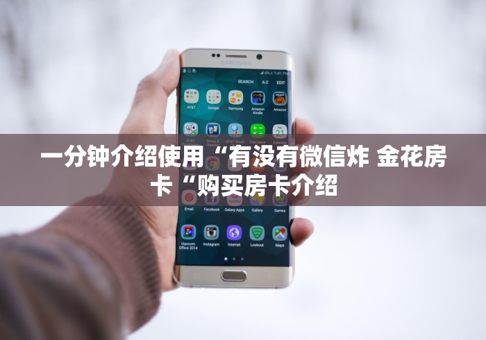 一分钟介绍使用“有没有微信炸 金花房卡“购买房卡介绍