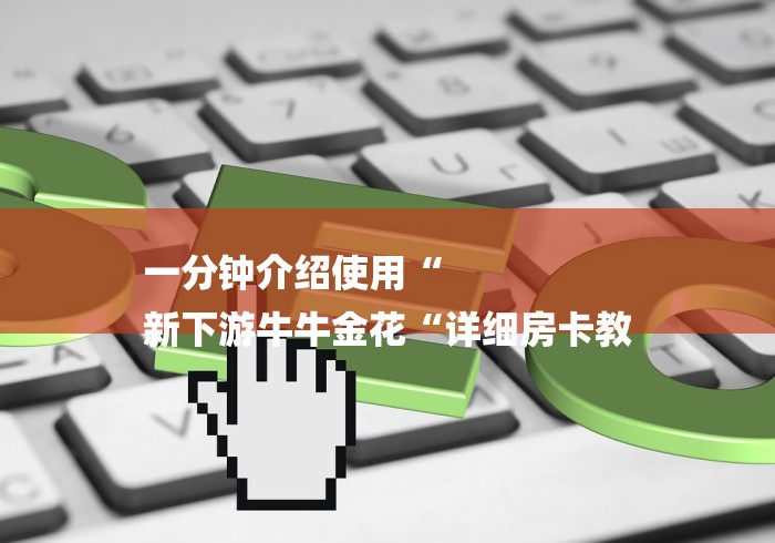 一分钟介绍使用“
新下游牛牛金花“详细房卡教