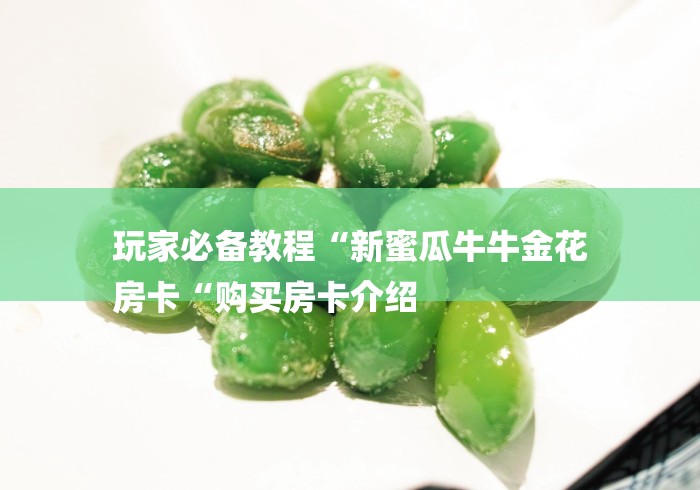 玩家必备教程“新蜜瓜牛牛金花
房卡“购买房卡介绍 玩家必备教程“新蜜瓜牛牛金花
房卡“购买房卡介绍