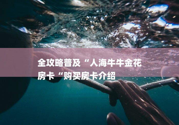 全攻略普及“人海牛牛金花
房卡“购买房卡介绍 全攻略普及“人海牛牛金花
房卡“购买房卡介绍